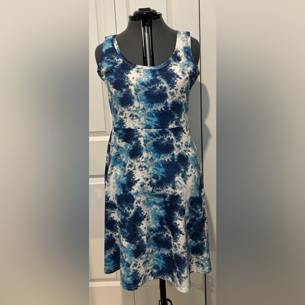 Herou Summer tie dye A-line dress.